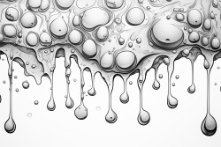 paint splotches and drips