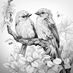 birds in nature