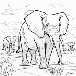 creer  100  dessins pour enfatns de 3  8 ans sur le theme de la savanne