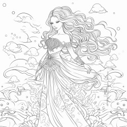 goddes of tides and seasons full body