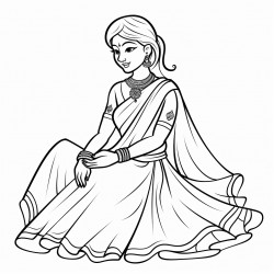 saree coloring