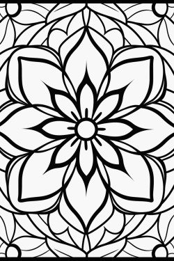 mosaic flower