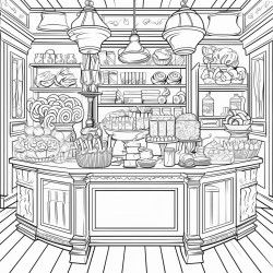 an old fashioned candy shop