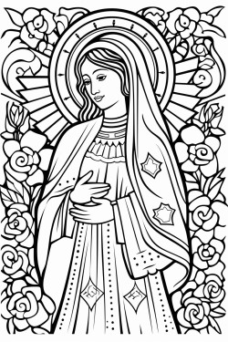 pintura la bordadora de magdalena mira mena