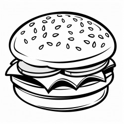 a simple hamburger