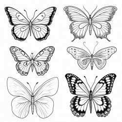 des papillons
