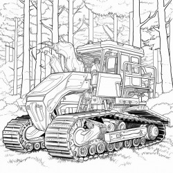 forestry machine harvester