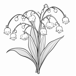 long stemmed lilly of the valley flower