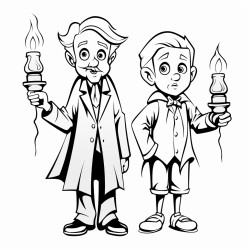 creepy old kids with powers