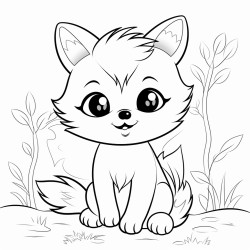 create cute animals coloring pages