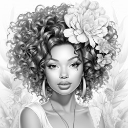 black woman and wellness