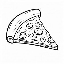 a slice of pizza