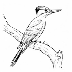 autum wood land woodpecker