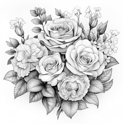 vase of roses