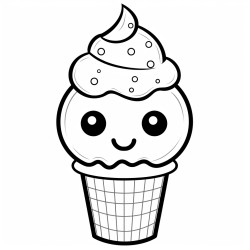 ice cream cawai