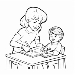 an rbt doing dtt with 5 year old client
