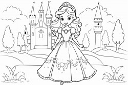 princess with castle