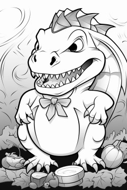 halloween dinosaur
