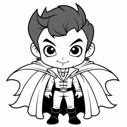 a cute boy vampire
