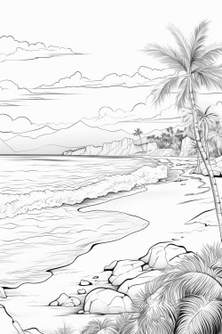 paisajes hermosos con playa montaas praderas