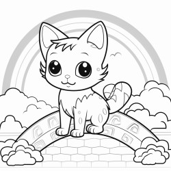 rainbow pet bridge