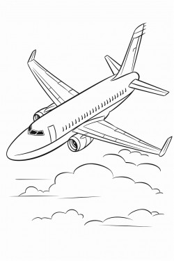 side view of an airplane taking off and heading up into the sky