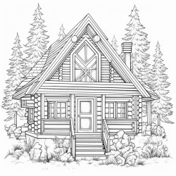 cabin big bold design