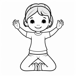 yoga enfant posture bateau