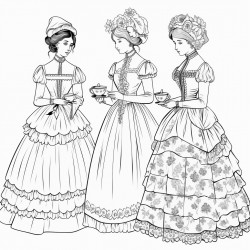 ladies tea party dresses