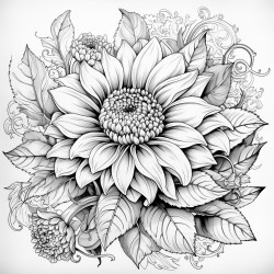 a giant and detailed head of a sunflower