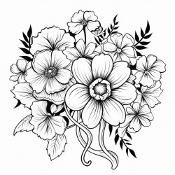 flowers with the words to an amazing grandma