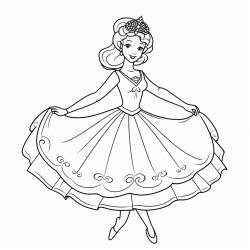 ballet dancer with a tiara