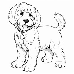 a goldendoodle dog