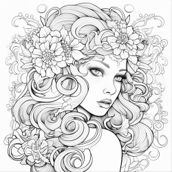 make it colorless like in a coloring book