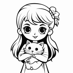 girl cat