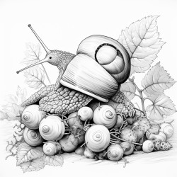 lots small snail with different types of ahapes