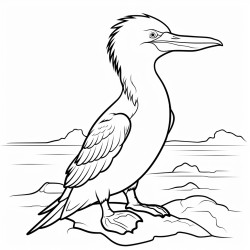 a cute icelandic cormorant
