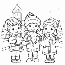 Christmas caroling