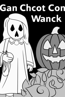 halloween coloring ghost