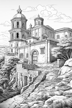 iglesia de un pueblo mgico