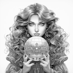 gypsy palm reading crystal ball