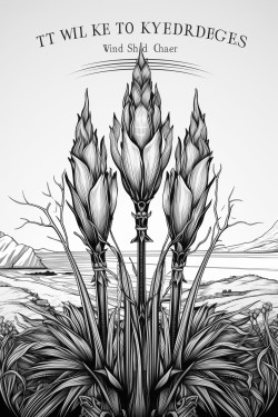 i would like to create an adult colouring book a image of the needles on the isle of wight  with an art deco botanical frame