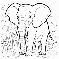 african forest elephant