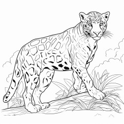 un jaguar del amazonas