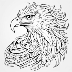 ein adler umarmt einen hai herzlich