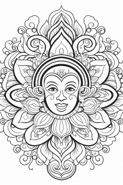 om symbol surrounded by mandala patterns