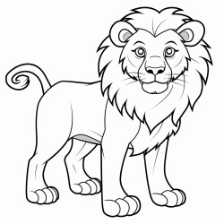 creat a lion image