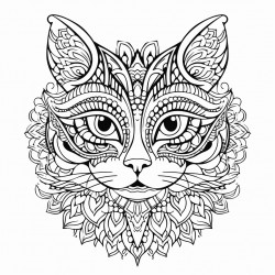 mandala de gato
