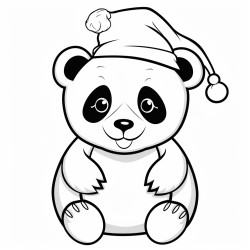 Christmas panda