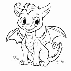 cute tale dragon